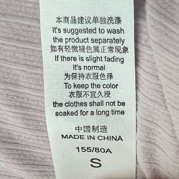 Halara Ribbed Tank Top with Built in Bra in Lilac Cream - Picture 7 of 12